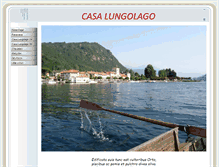 Tablet Screenshot of casalungolago.it